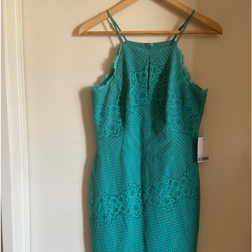 - Harlyn Teal Lace Dress SZ M